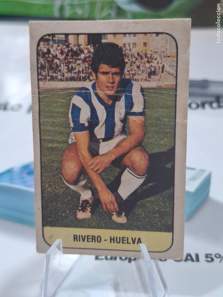 Cromos de f&uacute;tbol: RIVERO RECRE RECREATIVO HUELVA FICHAJE 19 LIGA 1978 1979 LIGA 78 79 EDICIONES ESTE DESPEGADO