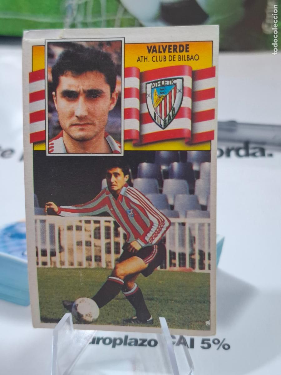 Cromos de Futebol: VALVERDE ATHLETIC CLUB BILBAO FICHAJE 36 LIGA 1990 1991 LIGA 90 91 EDICIONES ESTE DESPEGADO