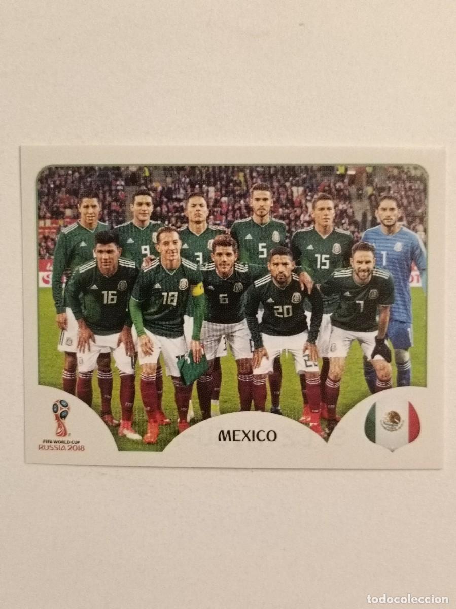 Cromos de f&uacute;tbol: #441 ALINEACION (MEXICO) MUNDIAL RUSIA 2018 PANINI VERSION ROSA