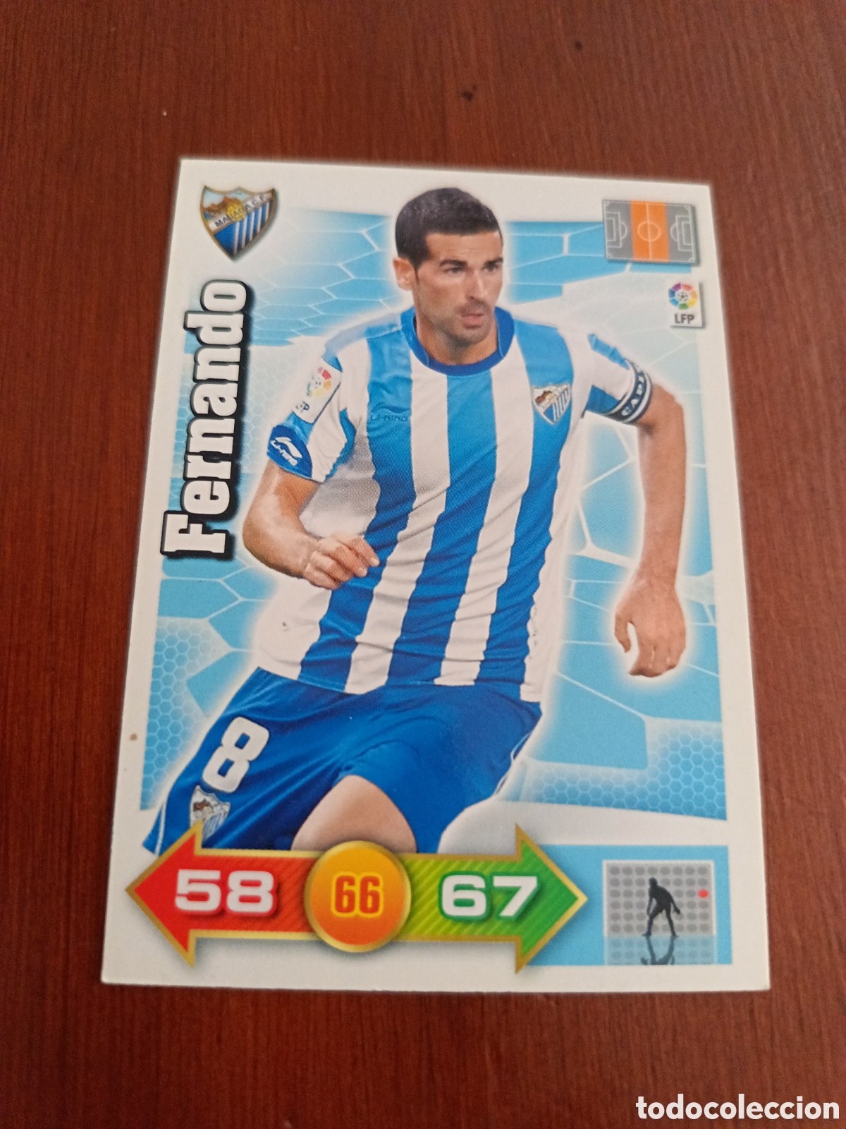 Football Stickers: Fernando M&aacute;laga Club de f&uacute;tbol