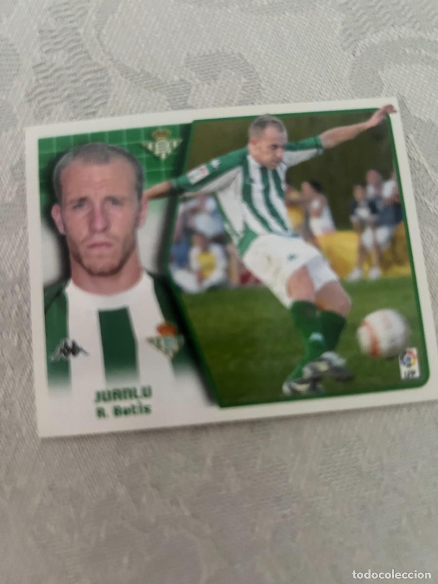 Cromos de f&uacute;tbol: JUANLU BETIS FICHAJE 12 SIN PEGAR LIGA ESTE 2005/06