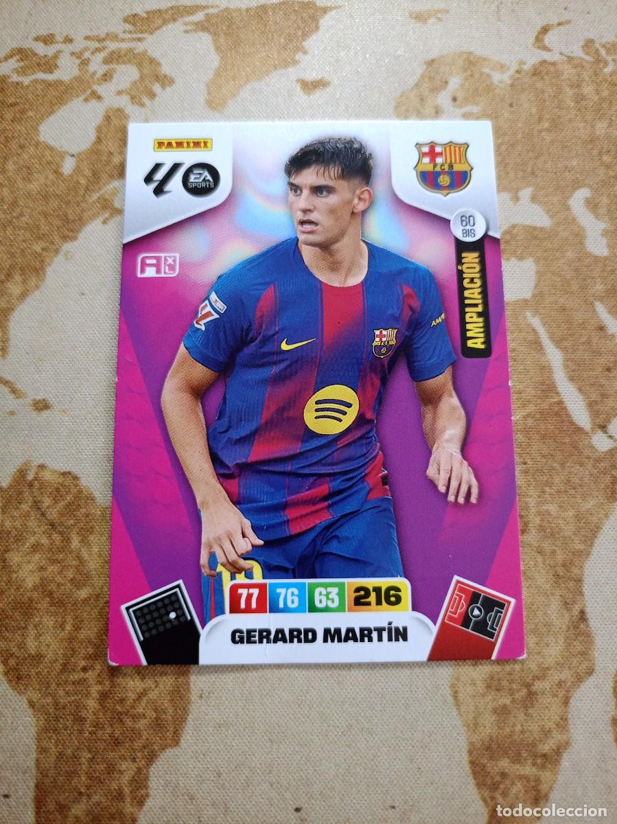 Cromos de f&uacute;tbol: # Barcelona 60 bis GERARD MART&Iacute;N Adrenalyn 2025-26