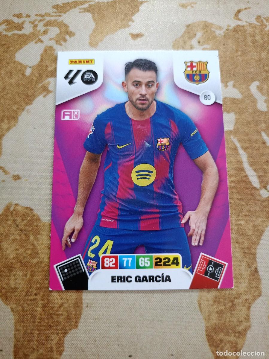 Cromos de f&uacute;tbol: # Barcelona 60 ERIC GARC&Iacute;A Adrenalyn 2025-26