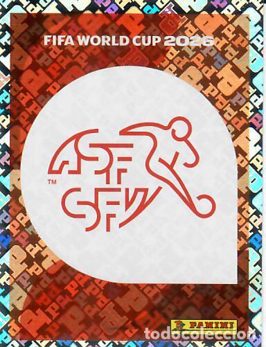 Cromos de f&uacute;tbol: CROMO PANINI MUNDIAL WORLD CUP 2026 - SUI 1 - ESCUDO - SUIZA