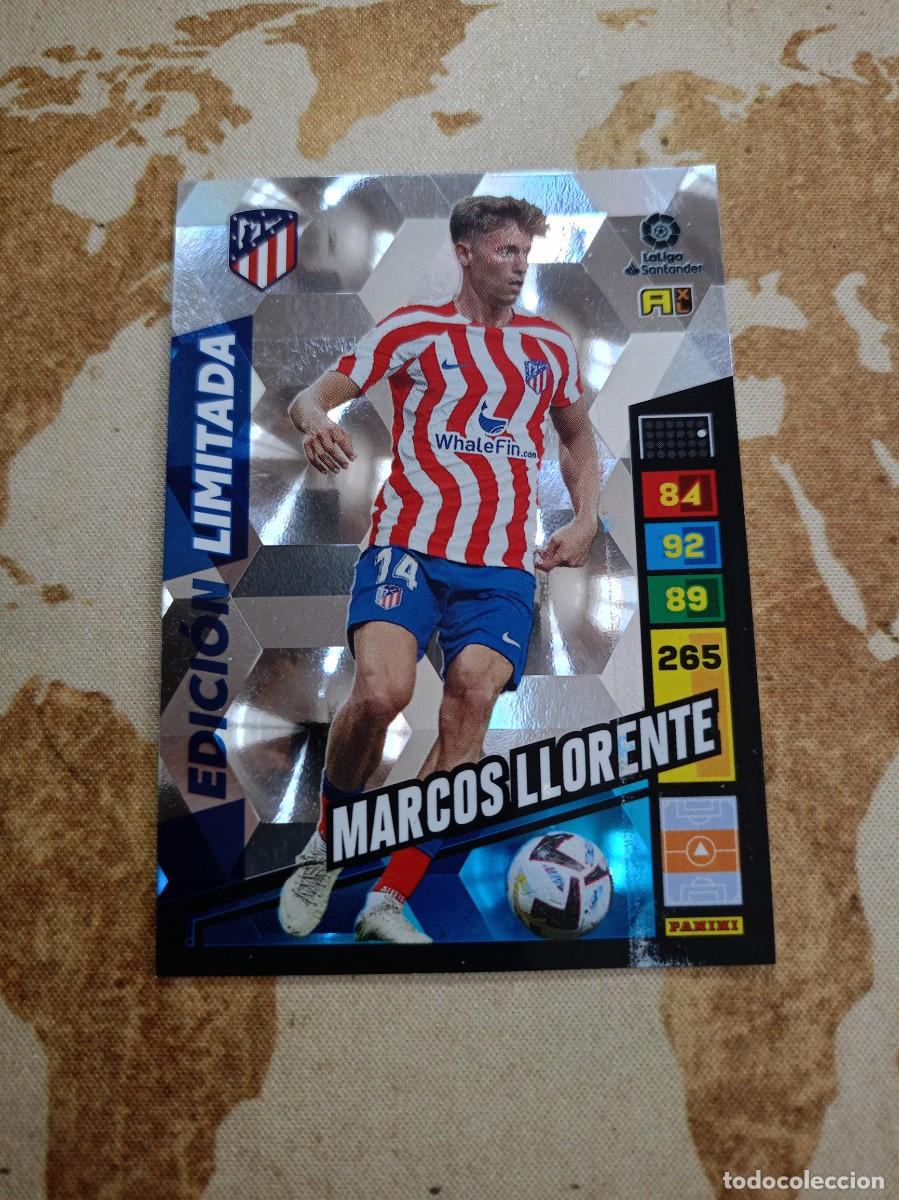 Cromos de f&uacute;tbol: # Edici&oacute;n Limitada MARCOS LLORENTE Adrenalyn 2022-23
