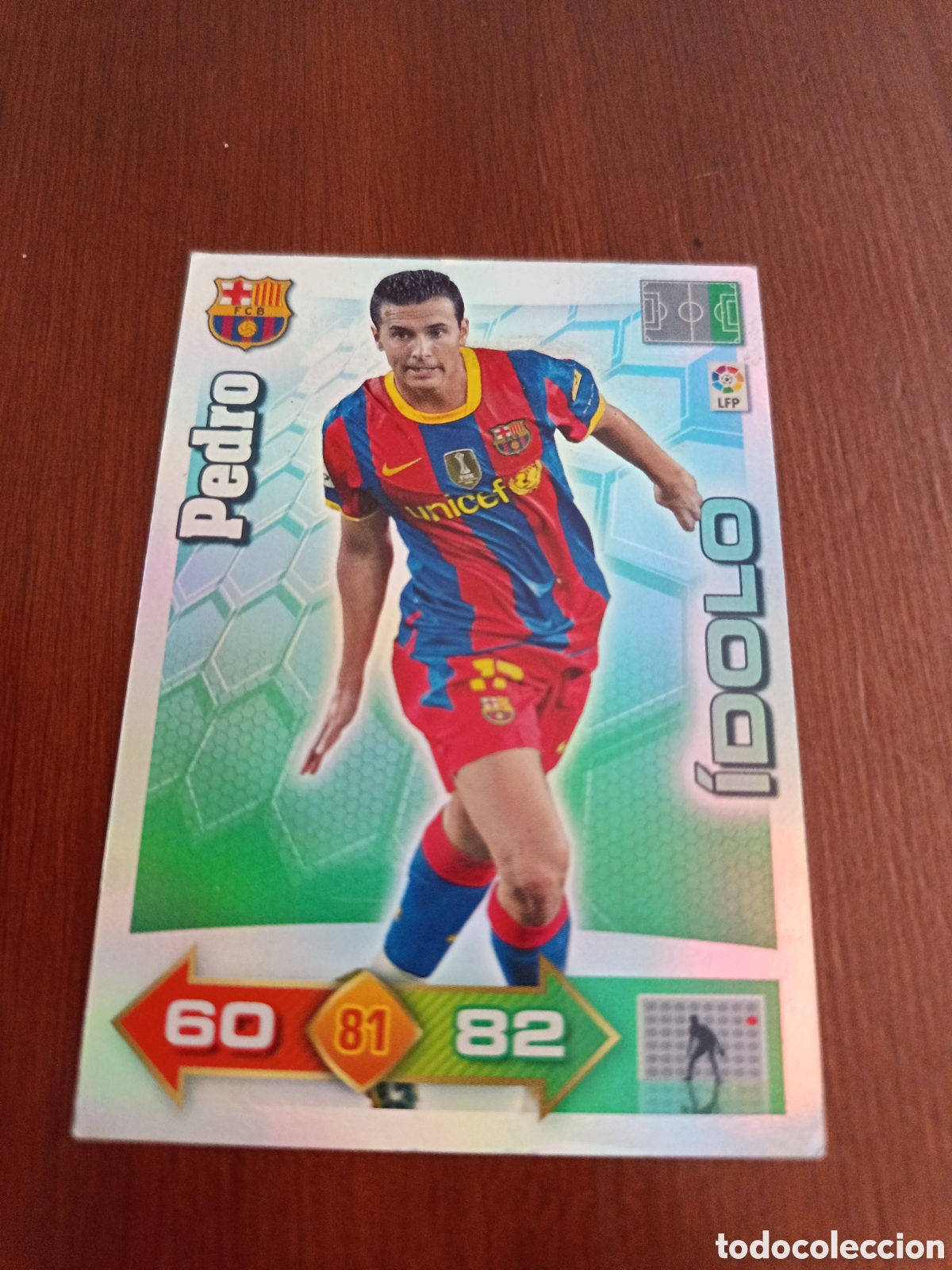 Cartes &agrave; collectionner de Football: Pedro Futbol Club Barcelona