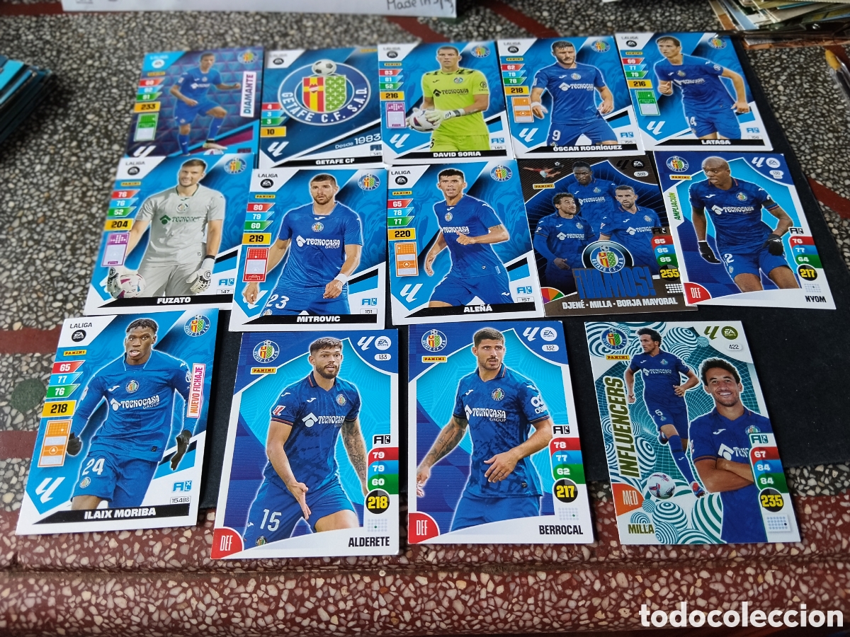 Cromos de f&uacute;tbol: 14 Cromos Getafe C.F S.A.D