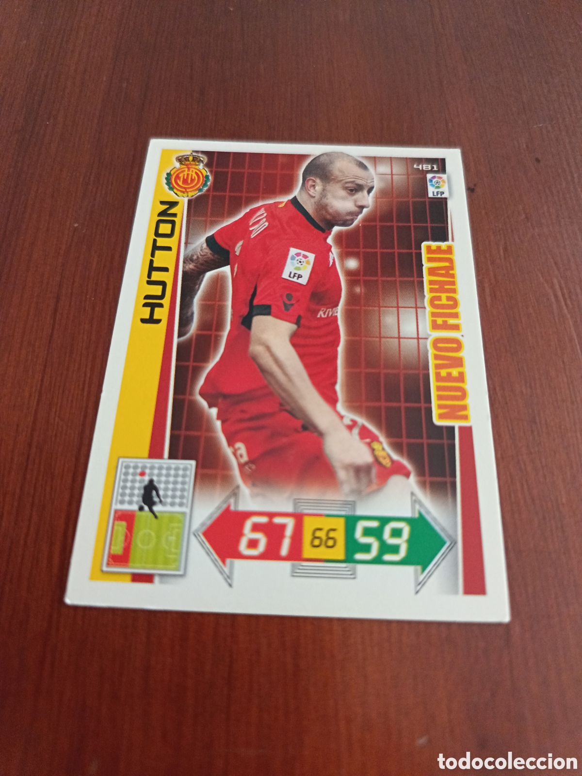 Cartes &agrave; collectionner de Football: Hutto. Real Club Deportivo Mallorca