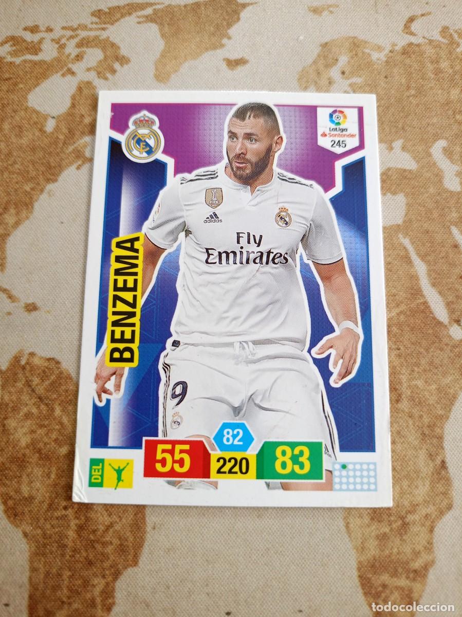 Cromos de f&uacute;tbol: # Real Madrid 245 BENZEMA Adrenalyn 2018-19