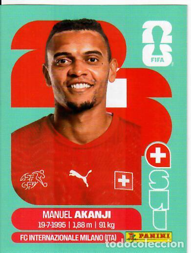 Cromos de f&uacute;tbol: CROMO PANINI MUNDIAL WORLD CUP 2026 - SUI 4 - AKANJI - SUIZA