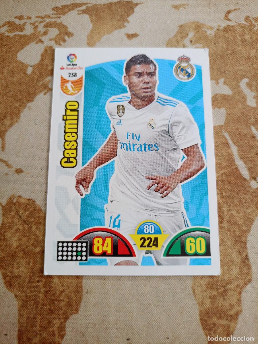 Cromos de f&uacute;tbol: # Real Madrid 258 CASEMIRO Adrenalyn 2017-18