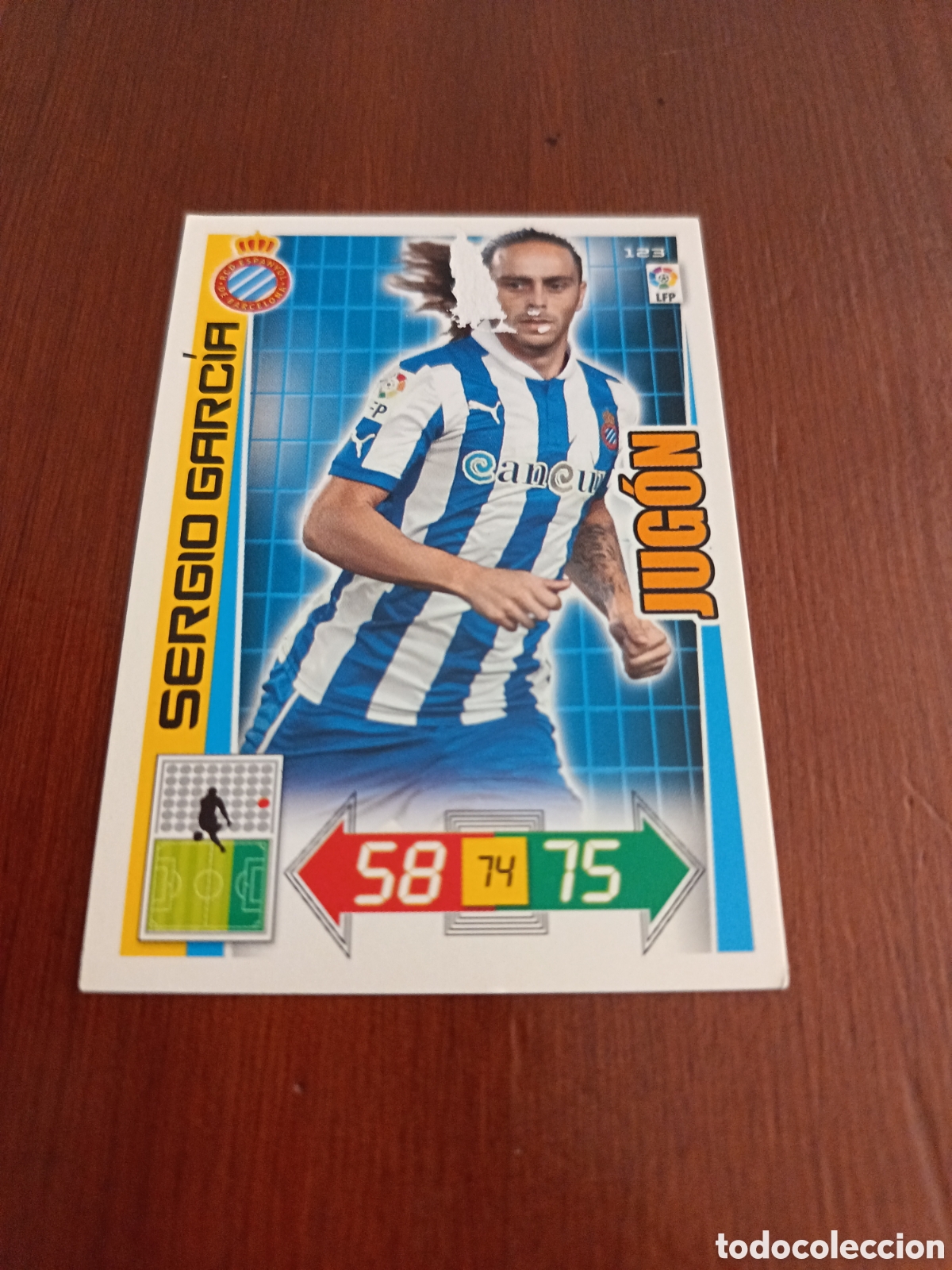 Cartes &agrave; collectionner de Football: Sergio Garc&iacute;a RCD Espa&ntilde;ol