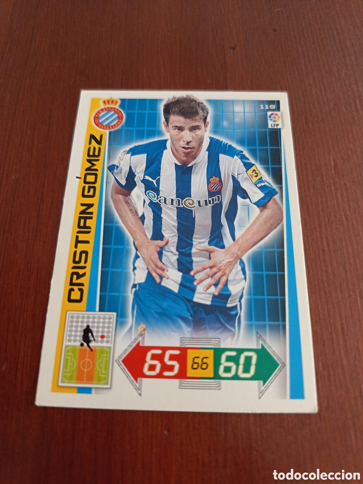 Cartes &agrave; collectionner de Football: Cristian G&oacute;mez RCD Espa&ntilde;ol
