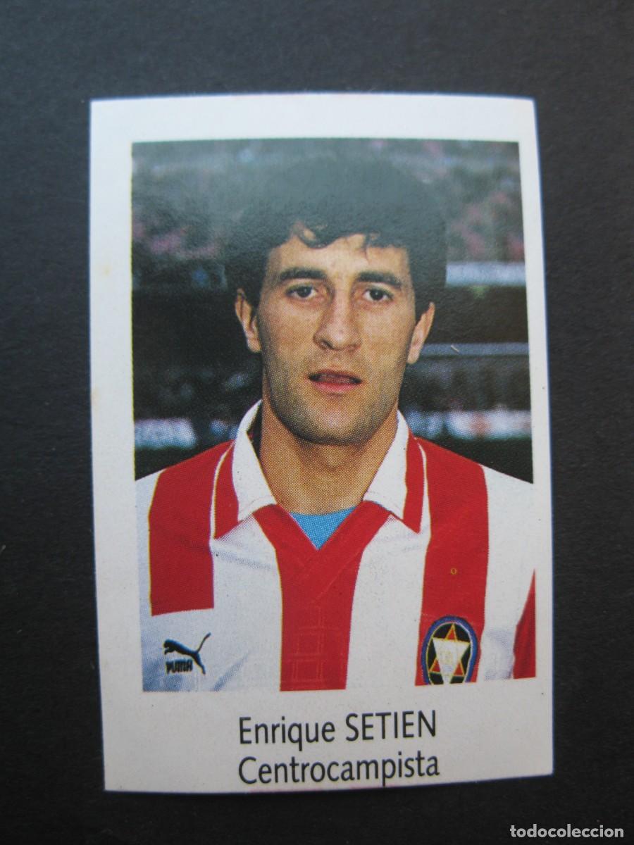 Cromos de f&uacute;tbol: SETIEN (C.D. LOGRO&Ntilde;&Eacute;S) - N&ordm; 103 - LIGA F&Uacute;TBOL 91-92 - BIMBO - NUNCA PEGADO.