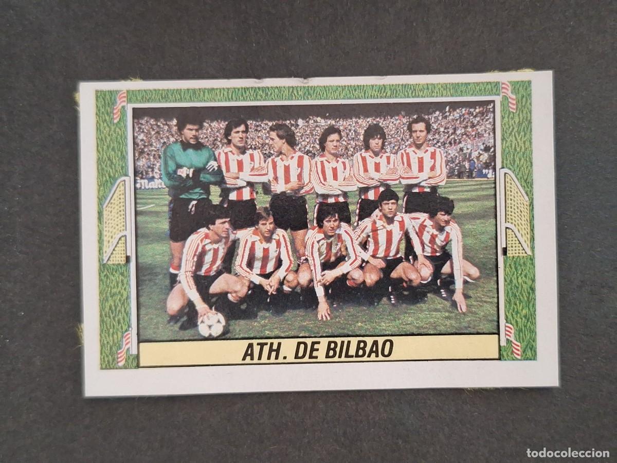Cromos de f&uacute;tbol: L5 EQUIPO ATHLETIC CLUB DE BILBAO LIGA ESTE 1984 1985 84 85 DESPEGADO RECUPERADO