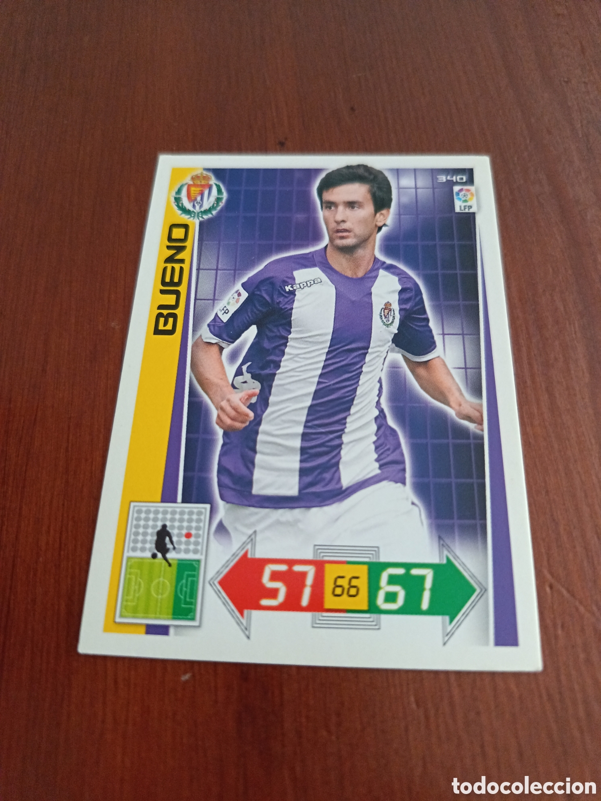 Cartes &agrave; collectionner de Football: Bueno Real Valladolid