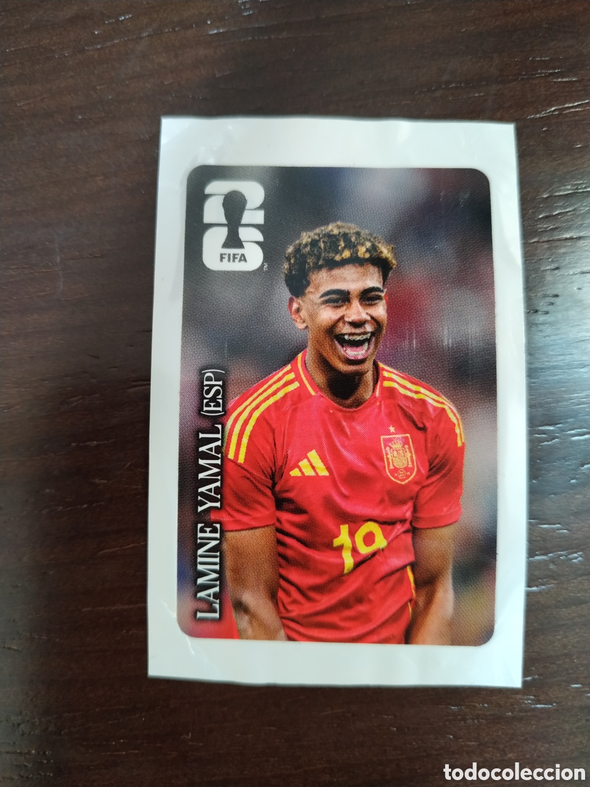 Cromos de f&uacute;tbol: LAMINE YAMAL ESPA&Ntilde;A LA ROJA COCA COLA COCACOLA PANINI FIFA MUNDIAL WORLD CUP 26 2026 STICKER
