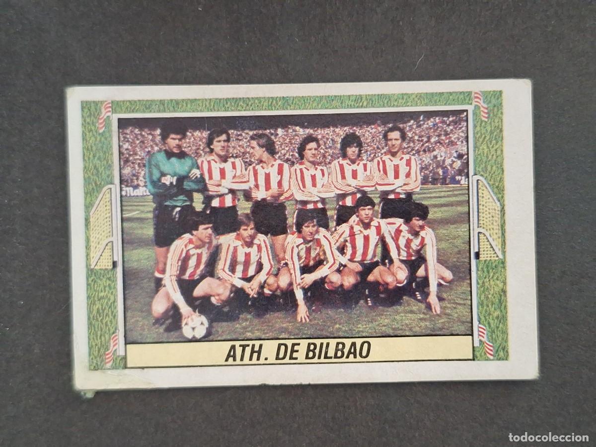 Cromos de f&uacute;tbol: L5 EQUIPO ATHLETIC CLUB DE BILBAO LIGA ESTE 1984 1985 84 85 DESPEGADO RECUPERADO