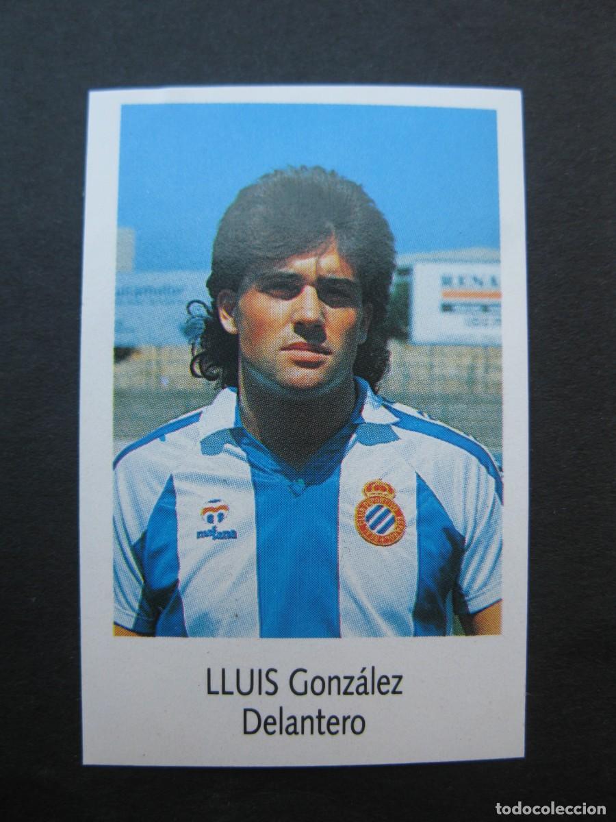 Cromos de f&uacute;tbol: LLUIS (R.C.D. ESPA&Ntilde;OL) - N&ordm; 84 - LIGA F&Uacute;TBOL 91-92 - BIMBO - NUNCA PEGADO.