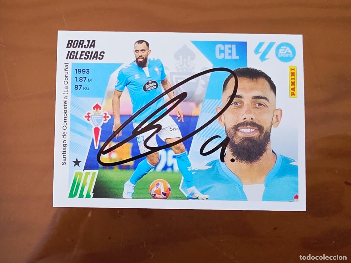 Cartes &agrave; collectionner de Football: Cromo firmado de Borja Iglesias con aut&oacute;grafo, RC Celta de Vigo