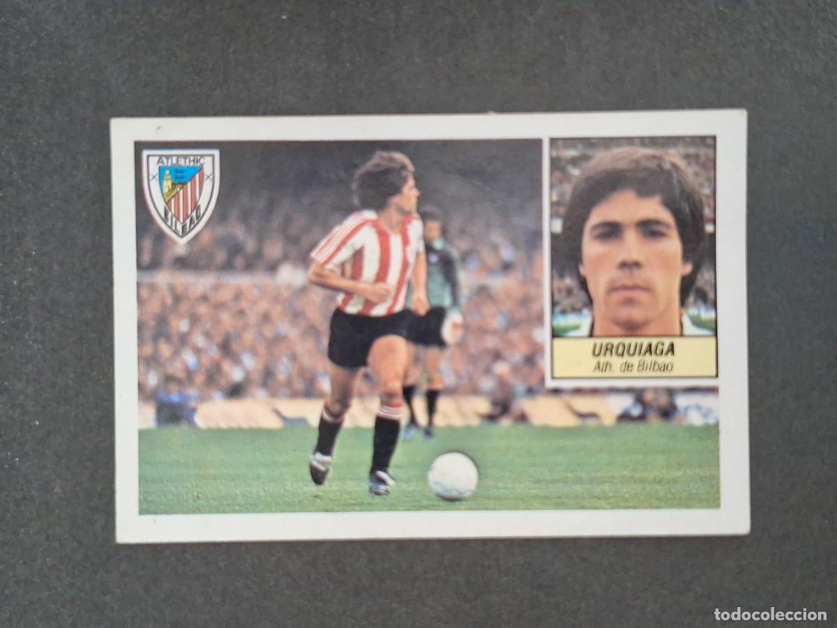 Cromos de f&uacute;tbol: L5 URQUIAGA ATHLETIC CLUB DE BILBAO LIGA ESTE 1984 1985 84 85 DESPEGADO RECUPERADO