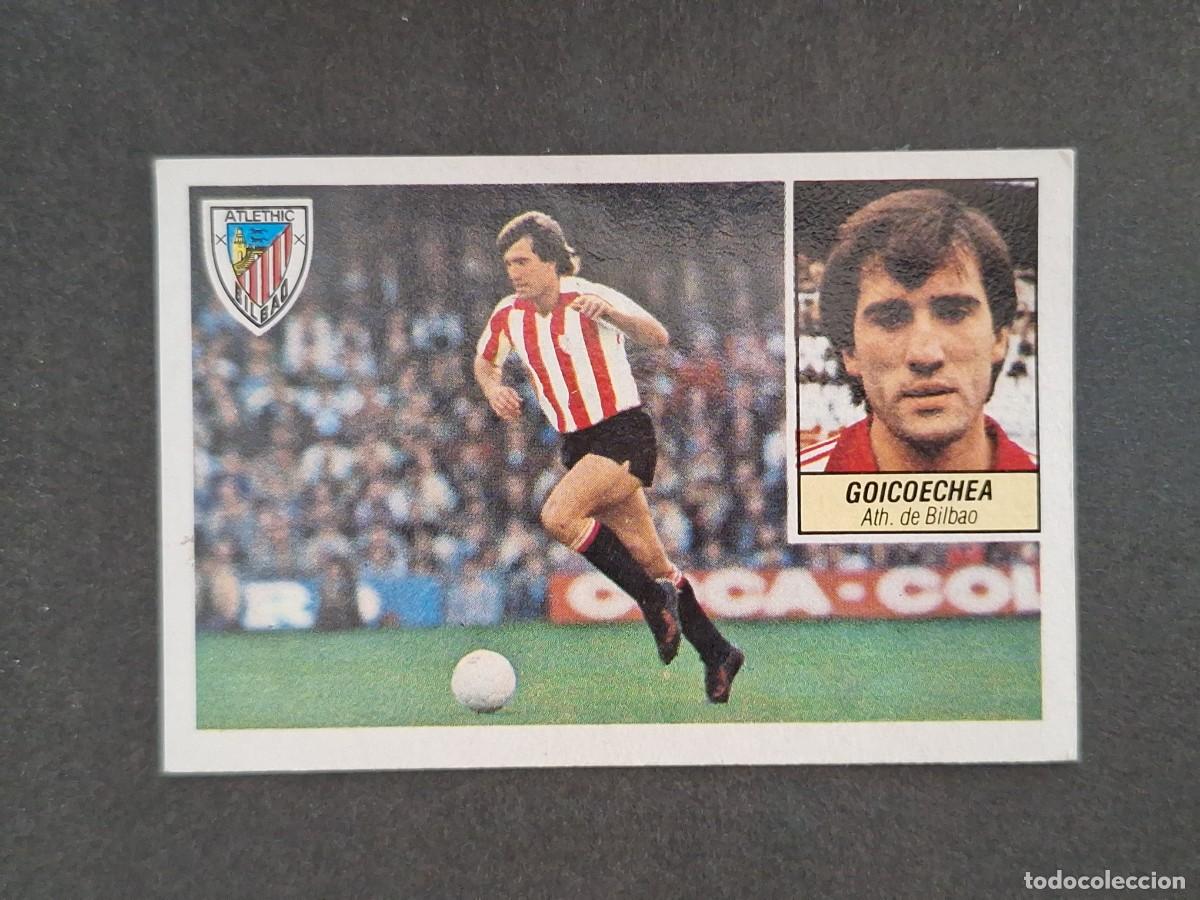 Cromos de f&uacute;tbol: L5 GOICOECHEA ATHLETIC CLUB DE BILBAO LIGA ESTE 1984 1985 84 85 DESPEGADO RECUPERADO