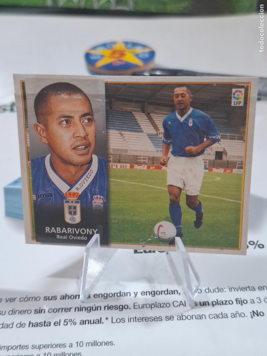 Cartes &agrave; collectionner de Football: RABARIVONY OVIEDO COLOCA LIGA 1998 1999 LIGA 98 99 EDICIONES ESTE VENTANA