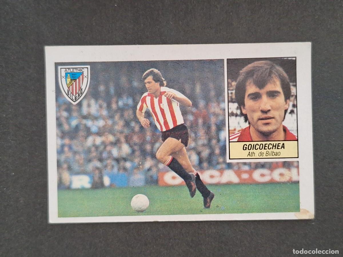 Cromos de f&uacute;tbol: L5 GOICOECHEA ATHLETIC CLUB DE BILBAO LIGA ESTE 1984 1985 84 85 DESPEGADO RECUPERADO