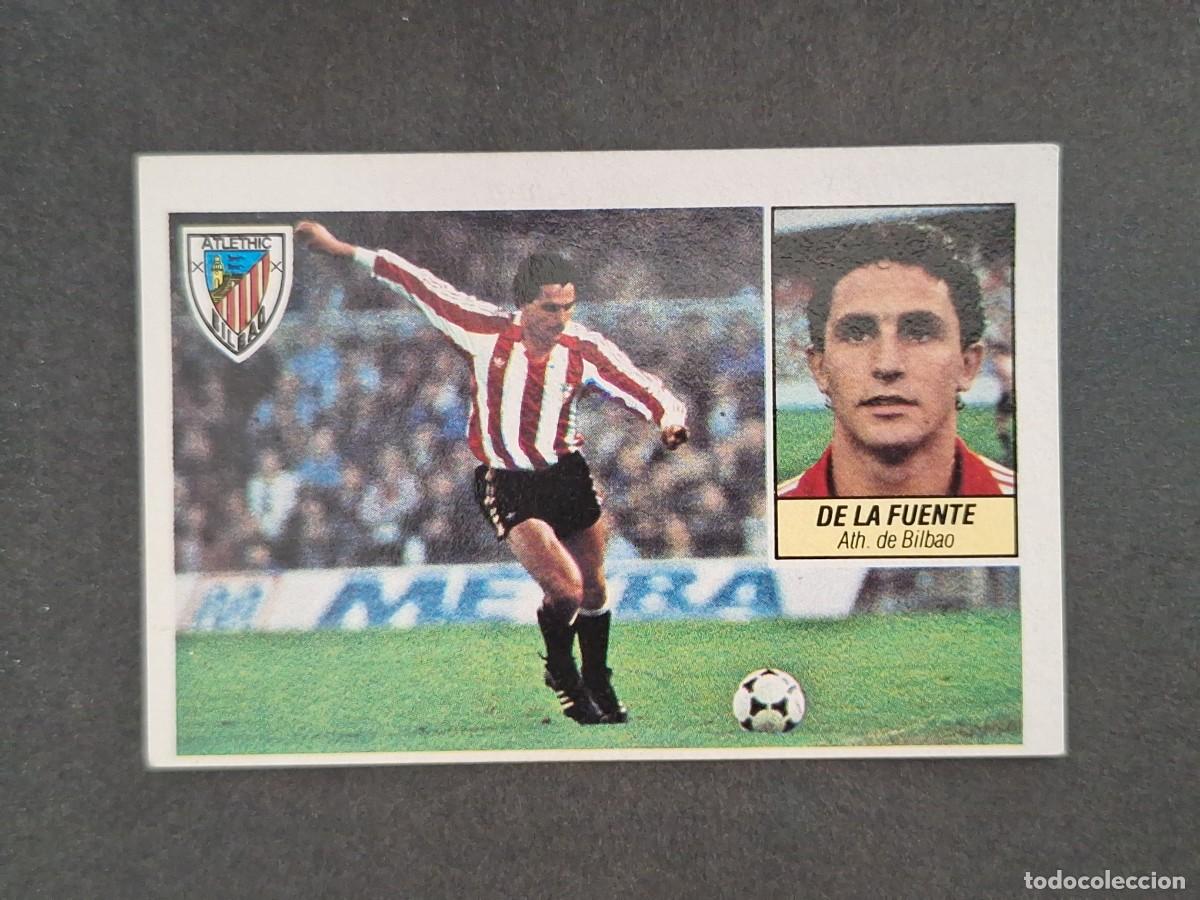 Cromos de f&uacute;tbol: L5 DE LA FUENTE ATHLETIC CLUB DE BILBAO LIGA ESTE 1984 1985 84 85 DESPEGADO RECUPERADO