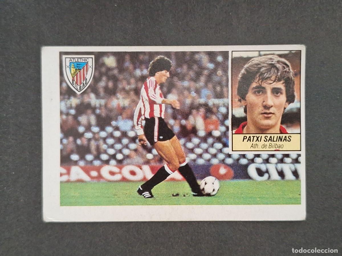 Cromos de f&uacute;tbol: L5 PATXI SALINAS ATHLETIC CLUB DE BILBAO LIGA ESTE 1984 1985 84 85 DESPEGADO RECUPERADO