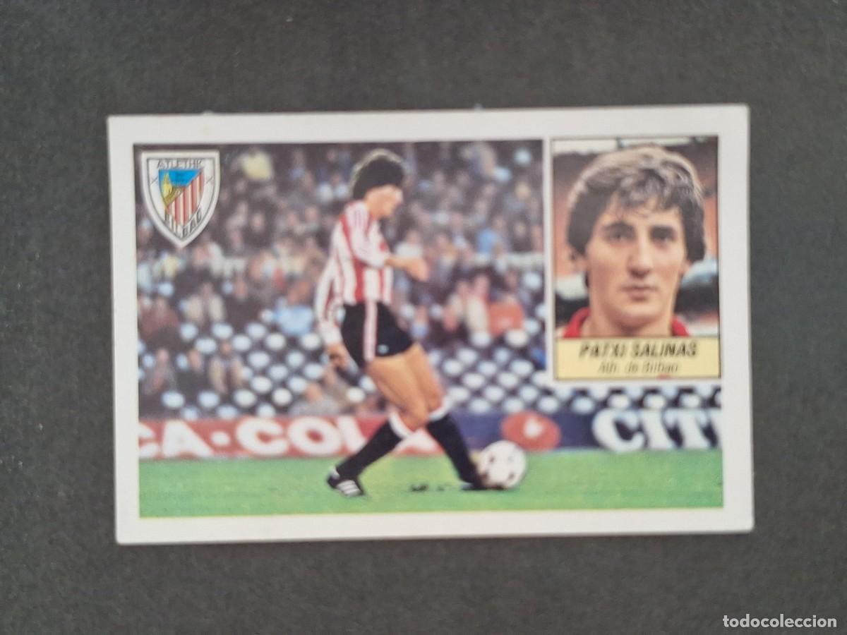 Cromos de f&uacute;tbol: L5 PATXI SALINAS ATHLETIC CLUB DE BILBAO LIGA ESTE 1984 1985 84 85 DESPEGADO RECUPERADO