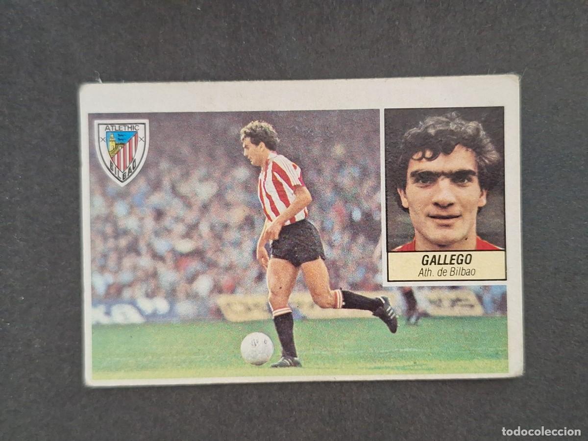 Cromos de f&uacute;tbol: L5 GALLEGO ATHLETIC CLUB DE BILBAO LIGA ESTE 1984 1985 84 85 DESPEGADO RECUPERADO