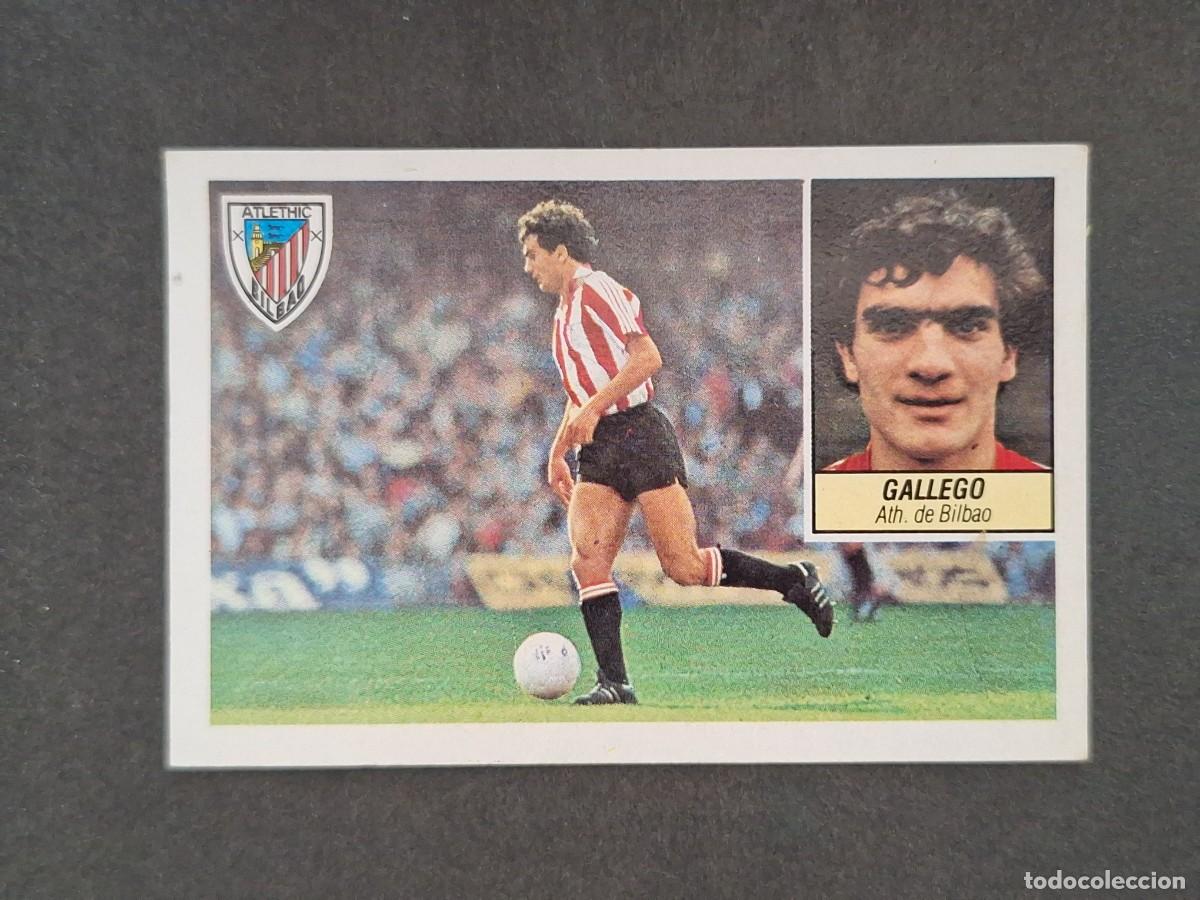 Cromos de f&uacute;tbol: L5 GALLEGO ATHLETIC CLUB DE BILBAO LIGA ESTE 1984 1985 84 85 DESPEGADO RECUPERADO