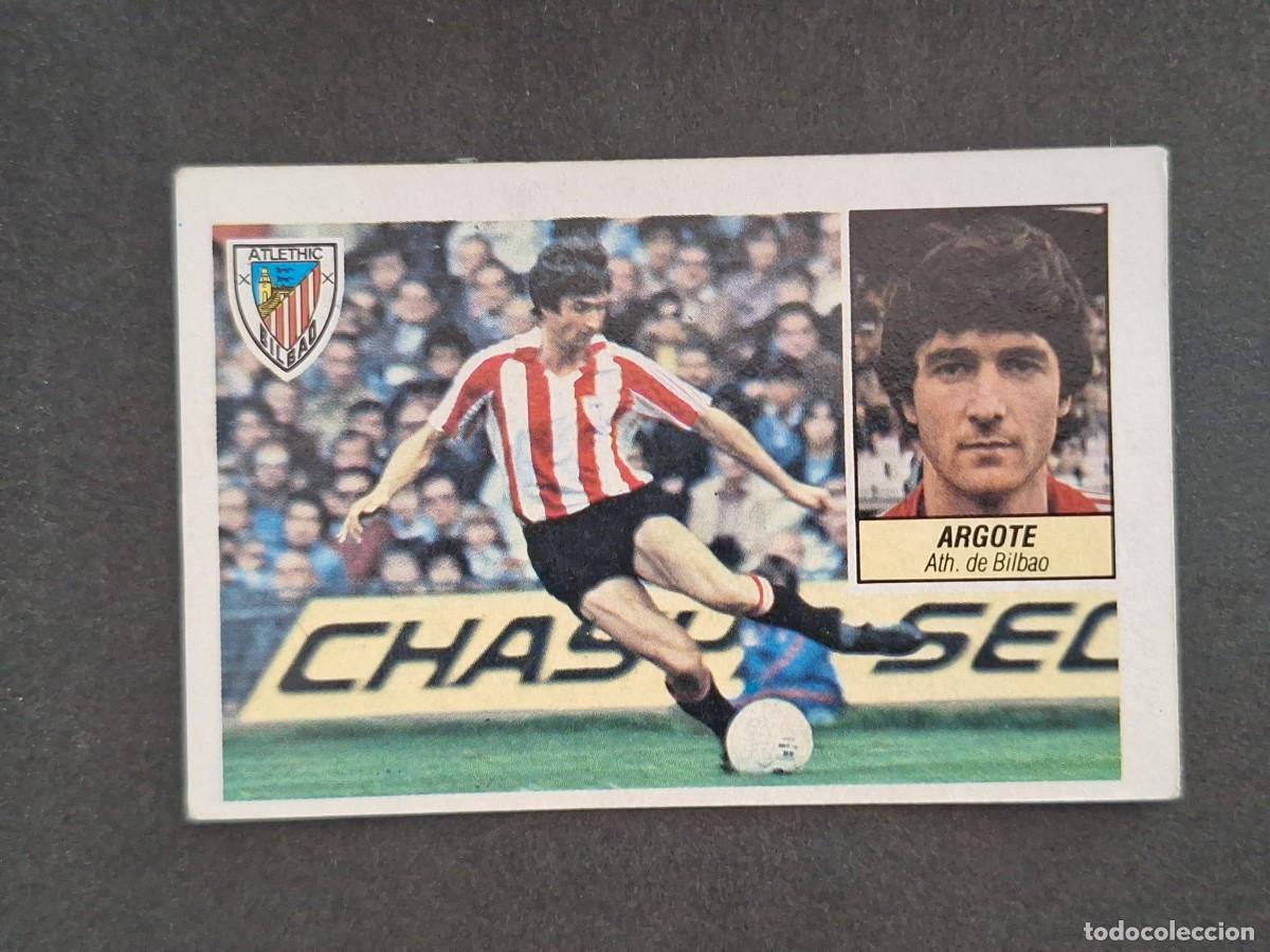 Cromos de f&uacute;tbol: L5 ARGOTE ATHLETIC CLUB DE BILBAO LIGA ESTE 1984 1985 84 85 DESPEGADO RECUPERADO