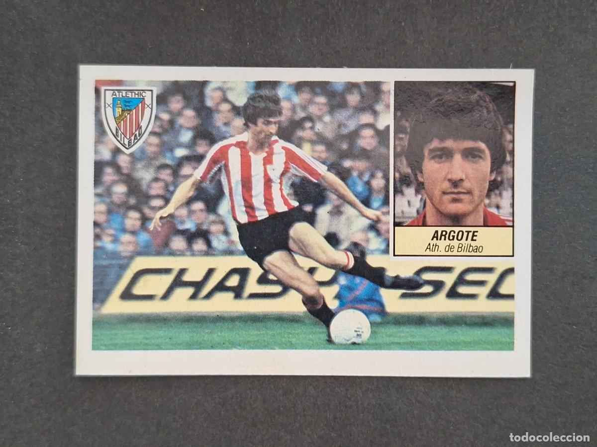 Cromos de f&uacute;tbol: L5 ARGOTE ATHLETIC CLUB DE BILBAO LIGA ESTE 1984 1985 84 85 DESPEGADO RECUPERADO