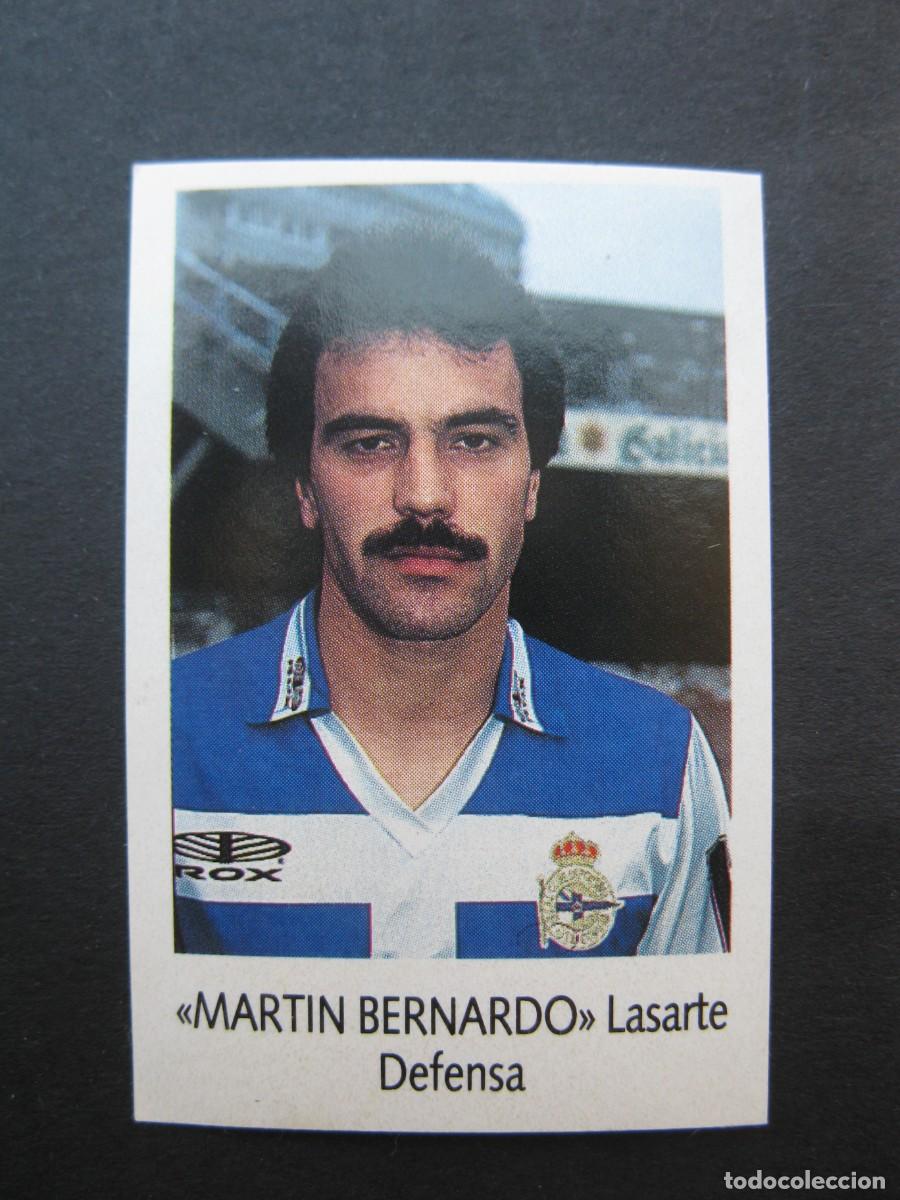 Cromos de f&uacute;tbol: MARTIN BERNARDO (R.C. DEPORTIVO) - N&ordm; 63 - LIGA F&Uacute;TBOL 91-92 - BIMBO - NUNCA PEGADO.