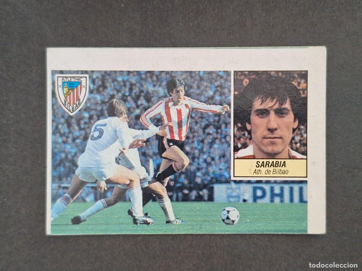 Cromos de f&uacute;tbol: L5 SARABIA ATHLETIC CLUB DE BILBAO LIGA ESTE 1984 1985 84 85 DESPEGADO RECUPERADO