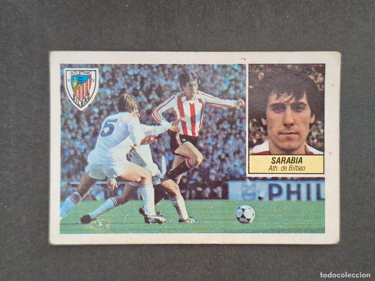 Cromos de f&uacute;tbol: L5 SARABIA ATHLETIC CLUB DE BILBAO LIGA ESTE 1984 1985 84 85 DESPEGADO RECUPERADO