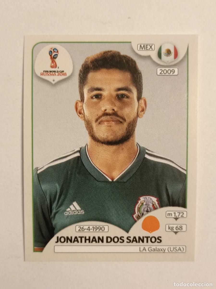 Cromos de f&uacute;tbol: #449 JONATHAN DOS SANTOS (MEXICO) MUNDIAL RUSIA 2018 PANINI VERSION ROSA