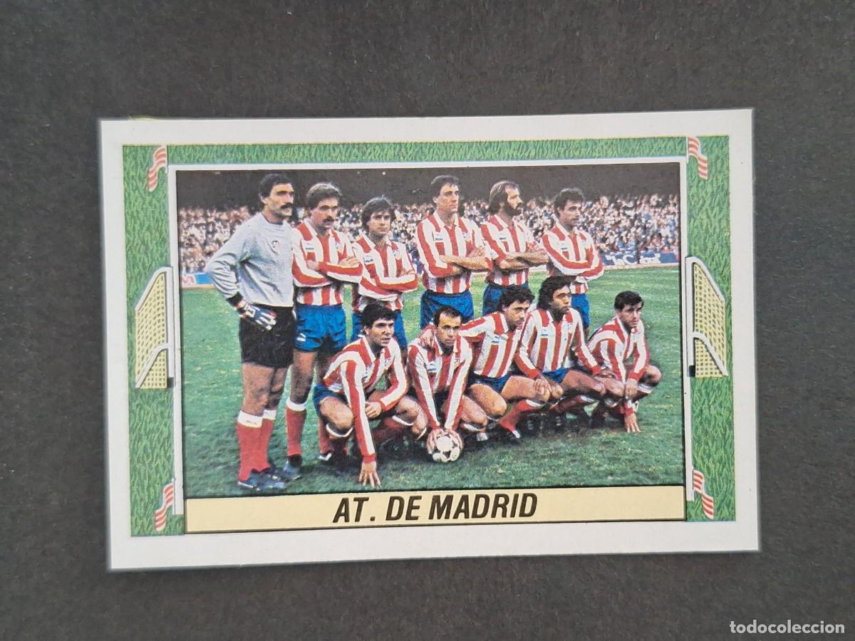 Cromos de f&uacute;tbol: L5 EQUIPO ATLETICO DE MADRID LIGA ESTE 1984 1985 84 85 DESPEGADO RECUPERADO
