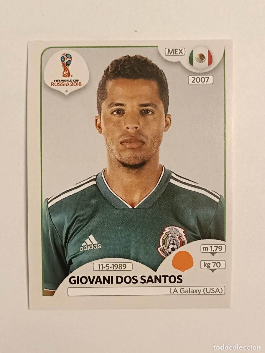 Cromos de f&uacute;tbol: #450 GIOVANI DOS SANTOS (MEXICO) MUNDIAL RUSIA 2018 PANINI VERSION ROSA