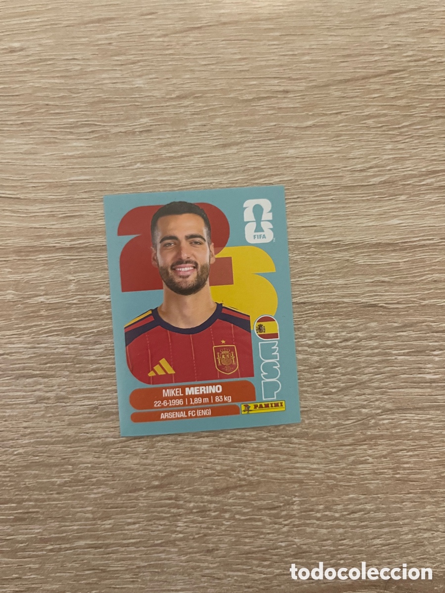 Fu&szlig;ball-Sticker: 14 MIKEL MERINO ESP 14 STICKER ESTAMPA FIGURITA MUNDIAL FIFA WORLD CUP 2026 PANINIESPA&Ntilde;A