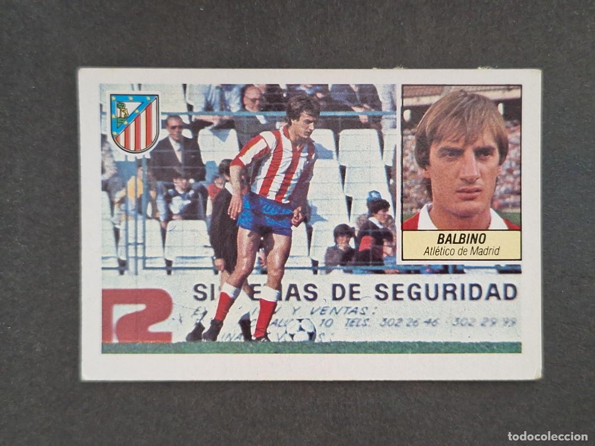 Fu&szlig;ball-Sticker: L5 BALBINO ATLETICO DE MADRID LIGA ESTE 1984 1985 84 85 DESPEGADO RECUPERADO