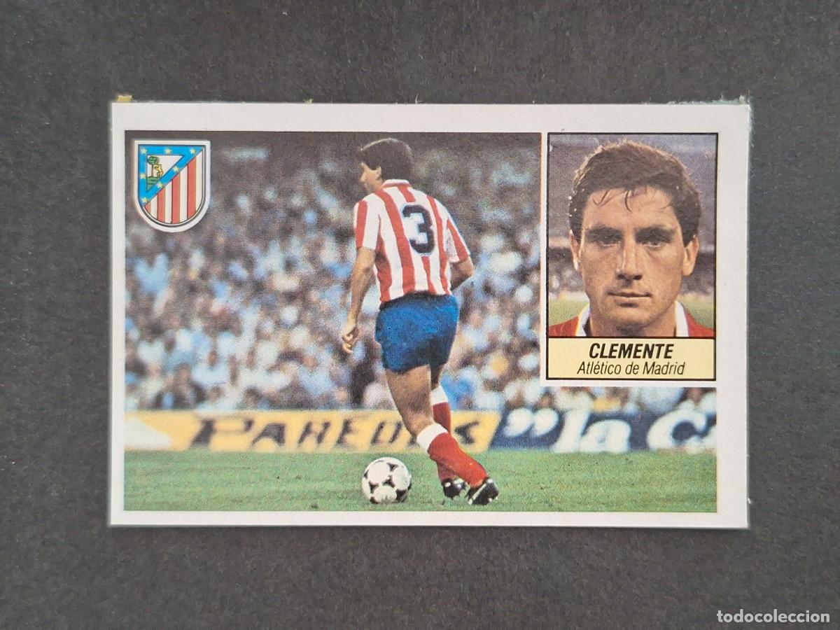 Cromos de f&uacute;tbol: L5 CLEMENTE ATLETICO DE MADRID LIGA ESTE 1984 1985 84 85 DESPEGADO RECUPERADO