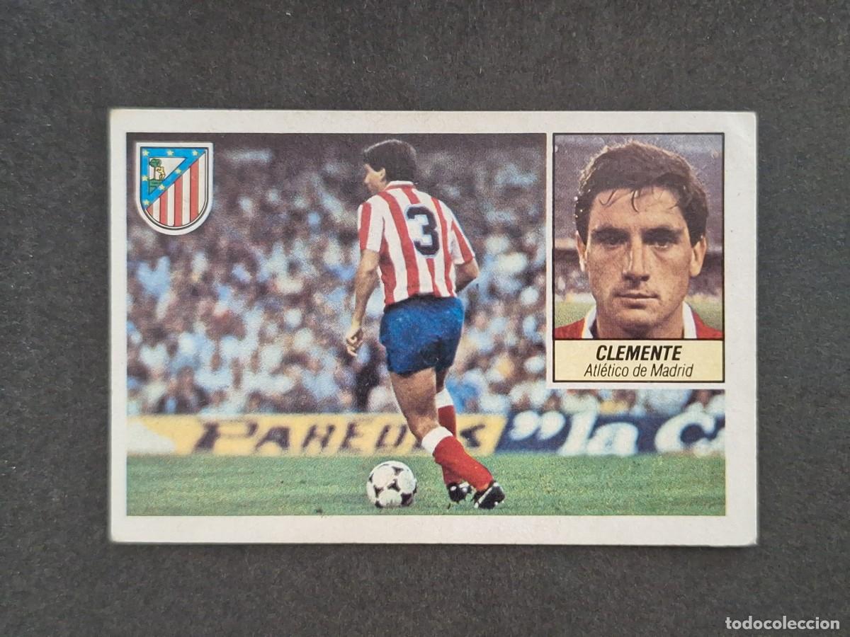 Cromos de f&uacute;tbol: L5 CLEMENTE ATLETICO DE MADRID LIGA ESTE 1984 1985 84 85 DESPEGADO RECUPERADO