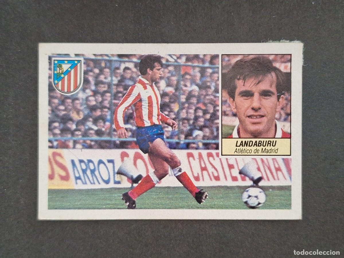 Cromos de f&uacute;tbol: L5 LANDABURU ATLETICO DE MADRID LIGA ESTE 1984 1985 84 85 DESPEGADO RECUPERADO