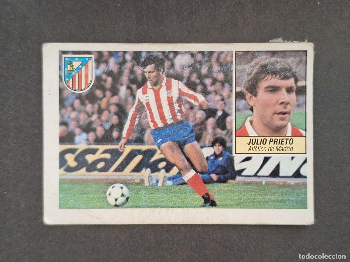 Cromos de f&uacute;tbol: L5 JULIO PRIETO ATLETICO DE MADRID LIGA ESTE 1984 1985 84 85 DESPEGADO RECUPERADO