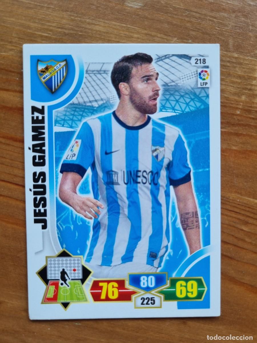 Cromos de f&uacute;tbol: 218 JES&Uacute;S G&Aacute;MEZ (M&aacute;laga CF). Liga 2013 2014 13 14 Adrenalyn XL