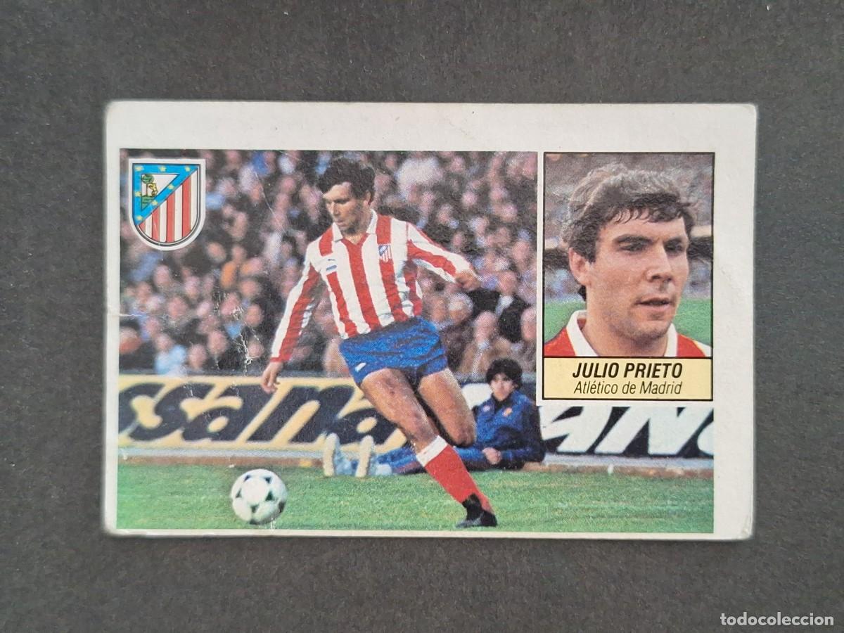 Cromos de f&uacute;tbol: L5 JULIO PRIETO ATLETICO DE MADRID LIGA ESTE 1984 1985 84 85 DESPEGADO RECUPERADO