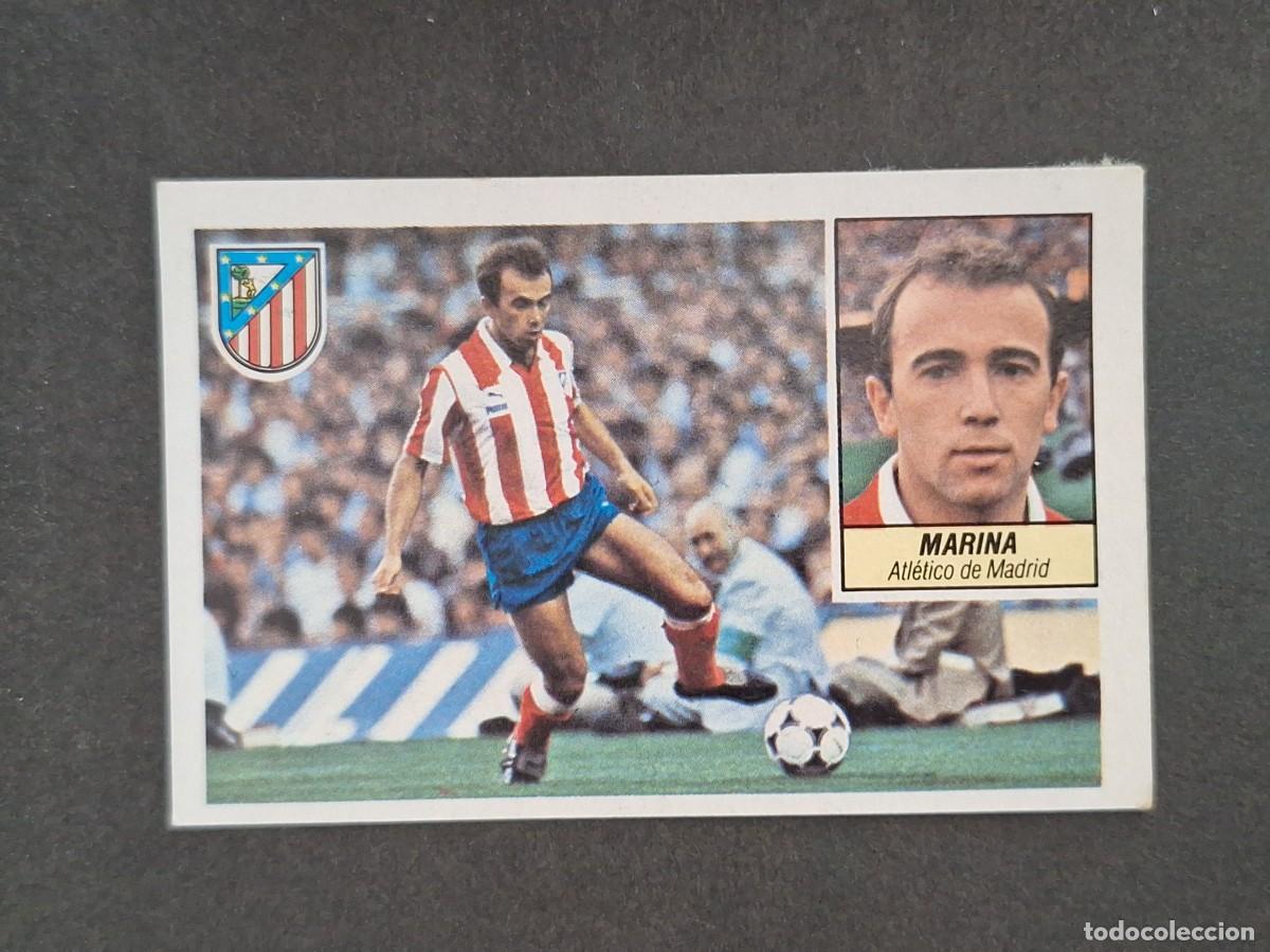 Cromos de f&uacute;tbol: L5 MARINA ATLETICO DE MADRID LIGA ESTE 1984 1985 84 85 DESPEGADO RECUPERADO